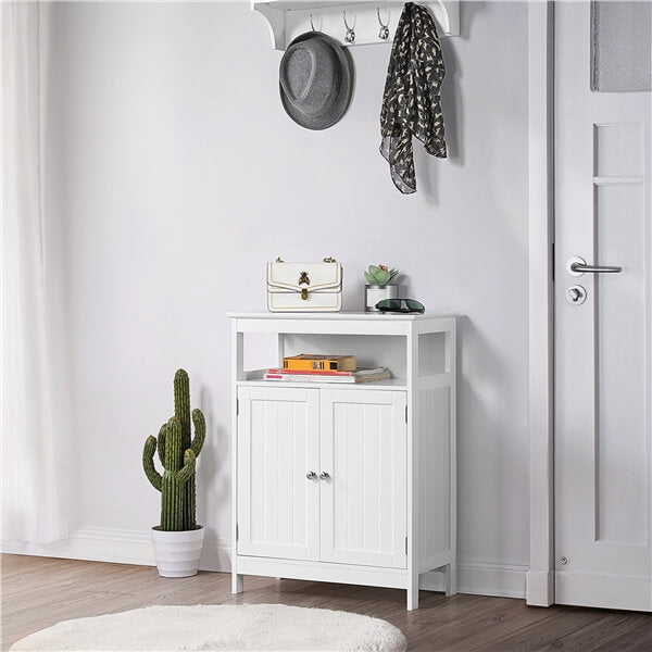 Yaheetech Bathroom Floor Storage Cabinet