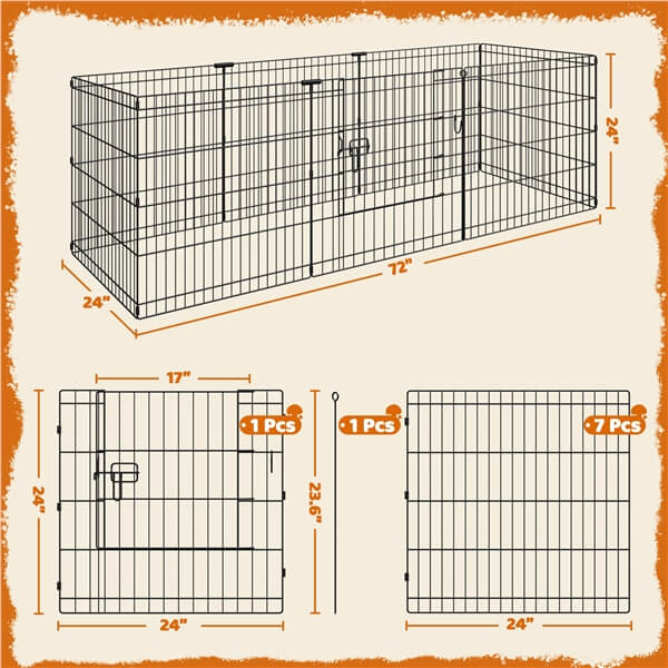 Yaheetech Dog Playpen Panels