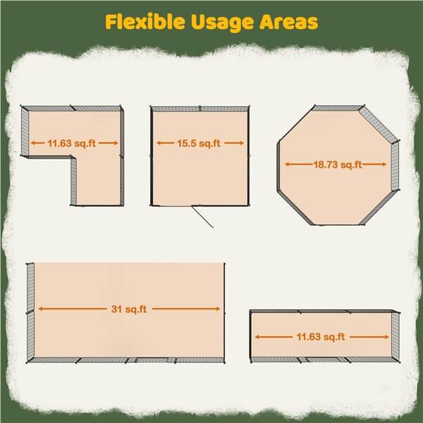 Yaheetech Dog Playpen for Puppy