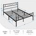 bed frame for twin bed