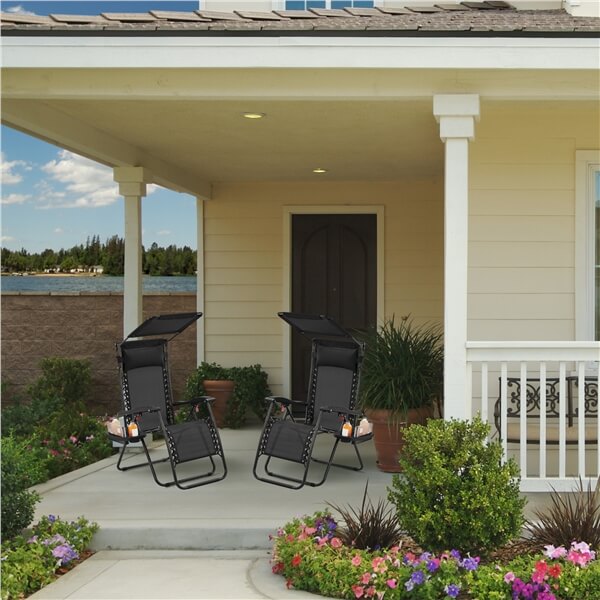 Yaheetech Outdoor Zero Gravity Chair