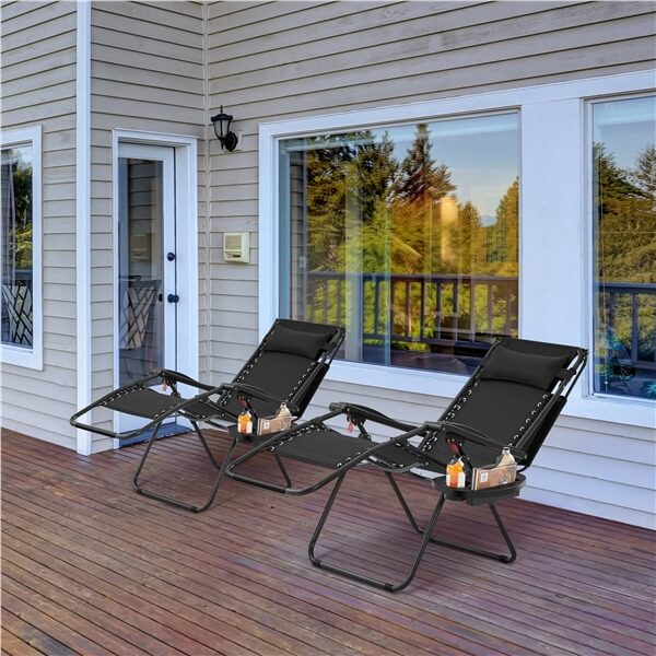 Yaheetech Outdoor Zero Gravity Chair