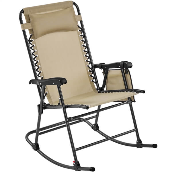 Yaheetech Rocking Chairs Foldable Outdoor Reclining Lounge Yaheetech Rocking Chairs Foldable Outdoor Reclining Lounge