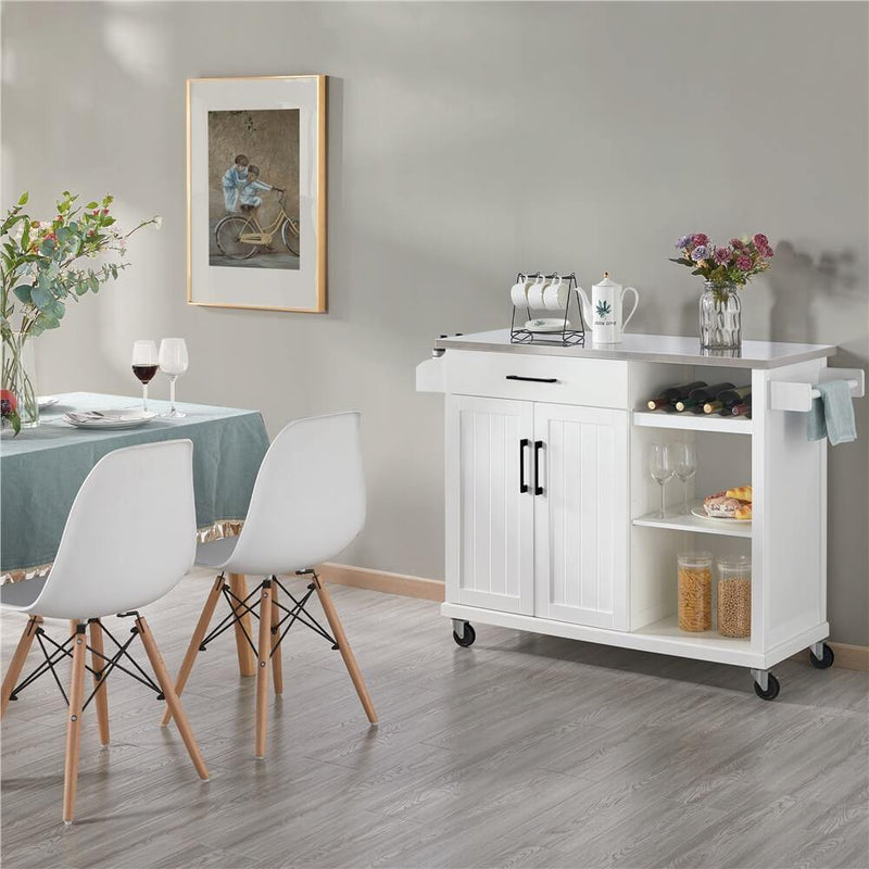 Yaheetech Kitchen Cart With Storage