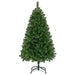 Yaheetech 4.5Ft Pre-Lit Artificial Hinged Christmas Tree