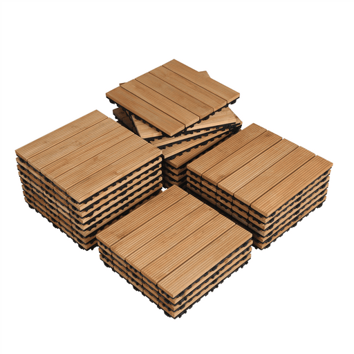 Yaheetech Patio Deck Tiles
