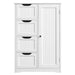 4 drawer bathroom cabinet