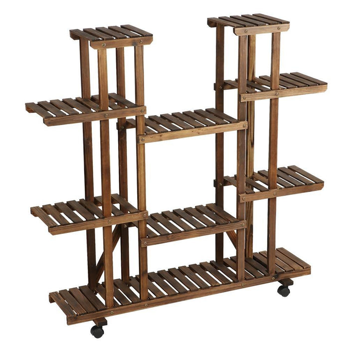 Yaheetech 6 Tier Wood Plant Pots Shelves