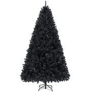 Yaheetech 6ft Halloween Black Artificial Christmas Tree