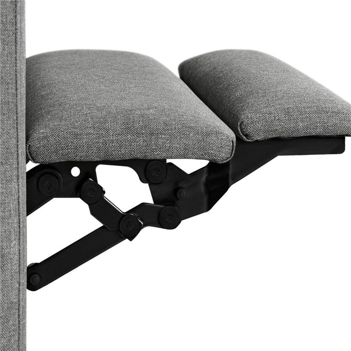 Yaheetech Fabric Recliner Chair Gray