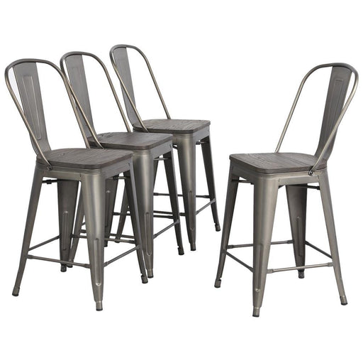 Yaheetech Metal Dining Chairs