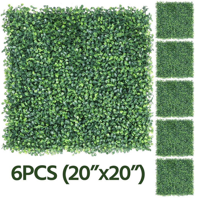 Yaheetech Artificial Boxwood 20" x 20" 6 pcs