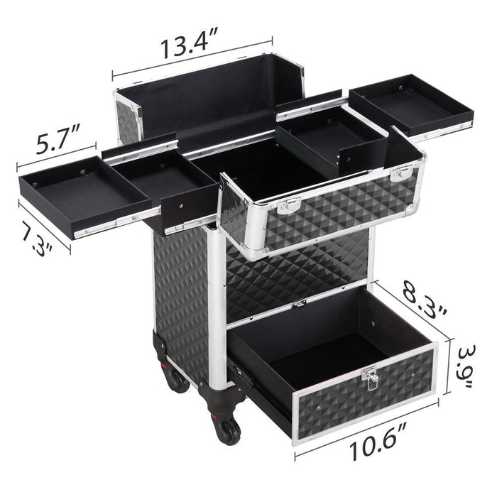 22-inch Makeup Trolley w/Drawer