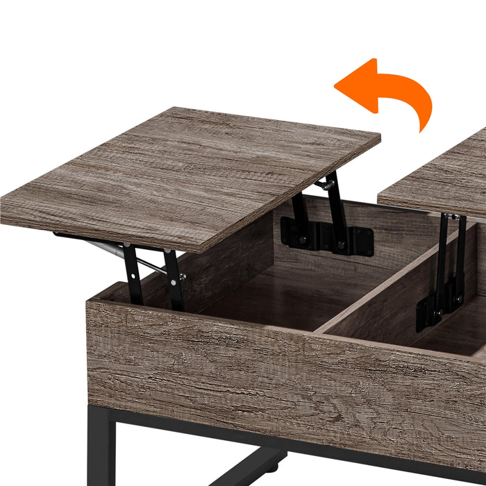 Yaheetech 47 Inch Two-Way Lift Top Coffee Table