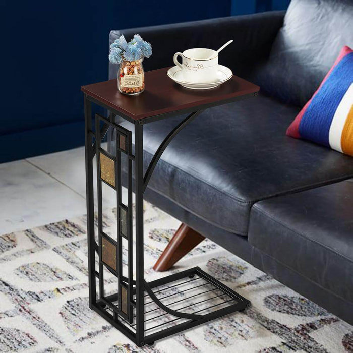 Yaheetech Sofa Side Table