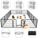 Yaheetech Dog Playpen 16 Panels 24 Inch