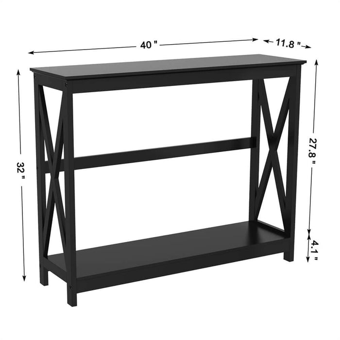 Yaheetech Console Table 2 Tiers