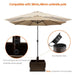 Yaheetech Portable Patio Umbrella Base 150lb
