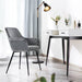 Yaheetech Dining Chairs Gray 2PCS