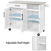 Yaheetech Kitchen Cart With Storage
