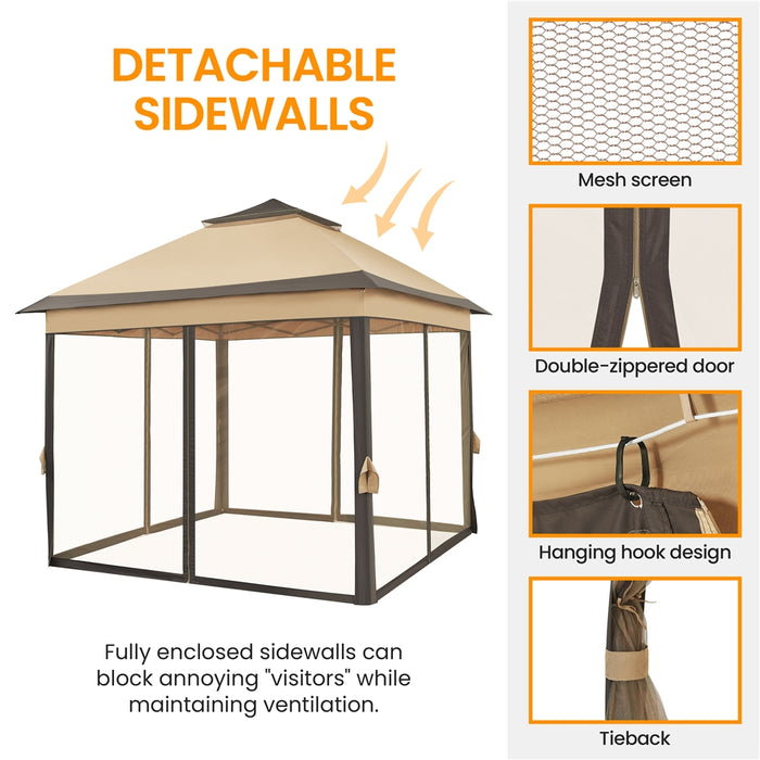 Yaheetech 11 x 11ft Patio Gazebo