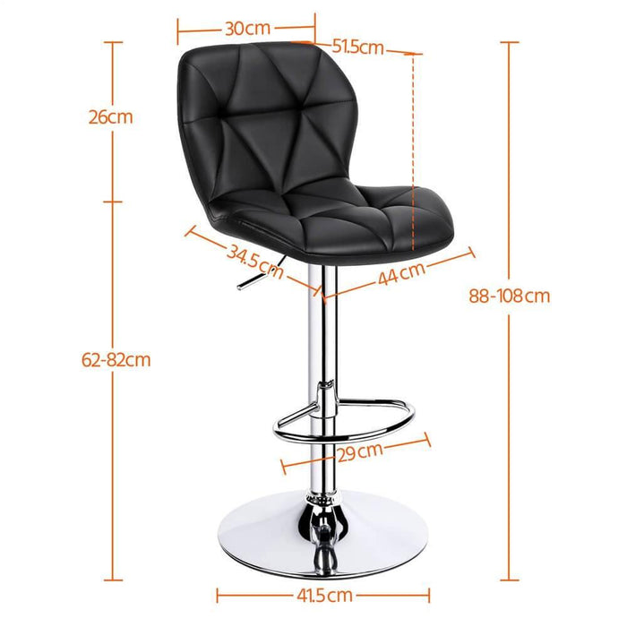 Yaheetech Adjustable Bar Chairs 2PCS