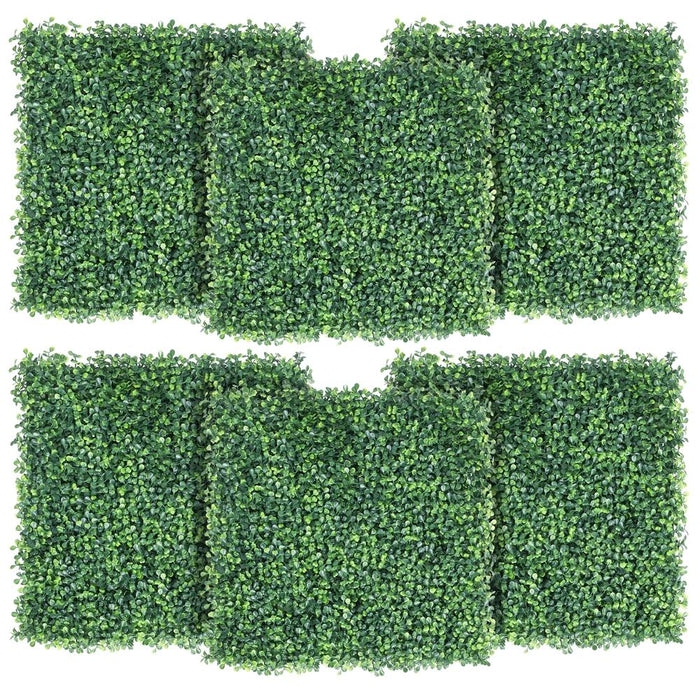 Yaheetech Artificial Boxwood 20" x 20" 6 pcs