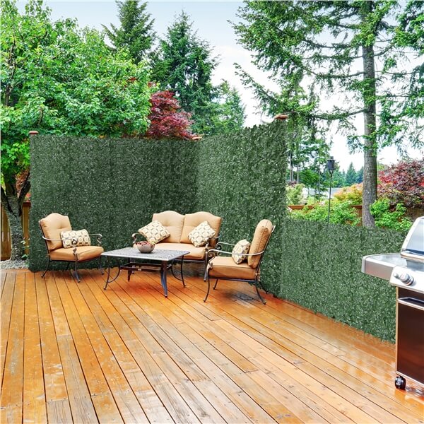 Yaheetech Ivy Privacy Fence, 38" x 116" Artificial Hedges Fence， 1PC