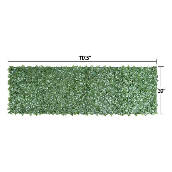 plastic boxwood hedge