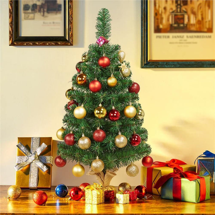 Yaheetech 3Ft Mini Artificial Christmas Tree