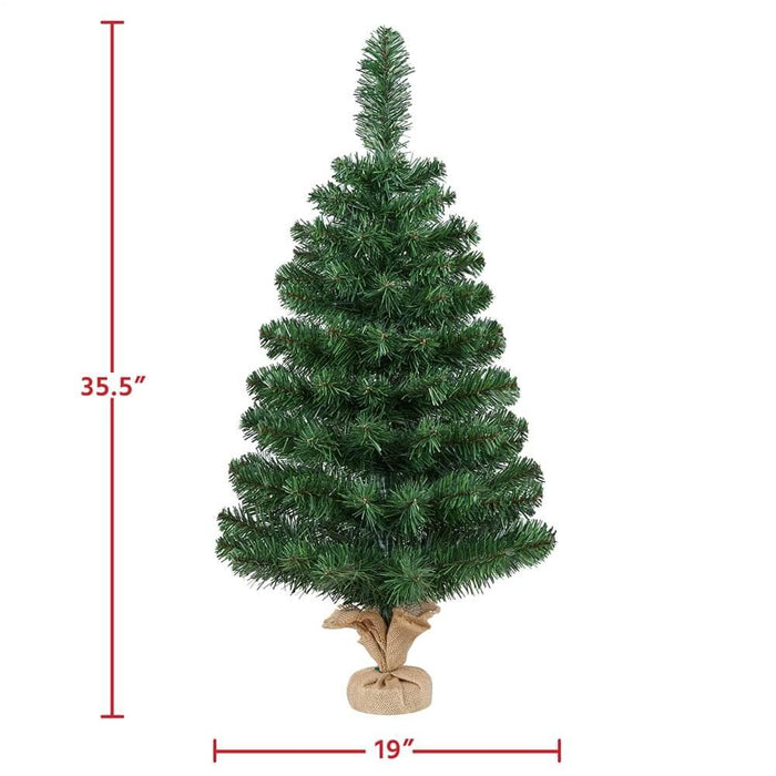 Yaheetech 3Ft Mini Artificial Christmas Tree