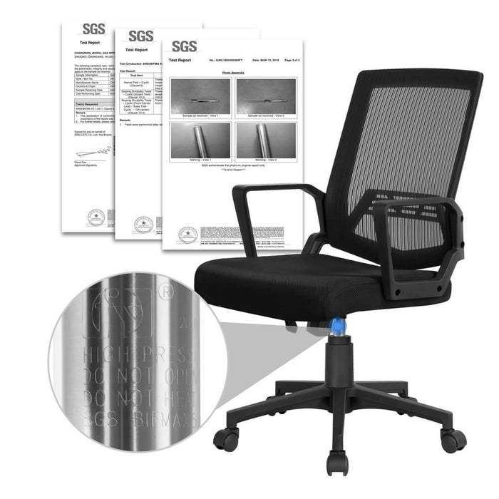 Yaheetech Mesh Office Chair Black