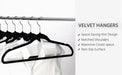 100pcs Velvet Hangers