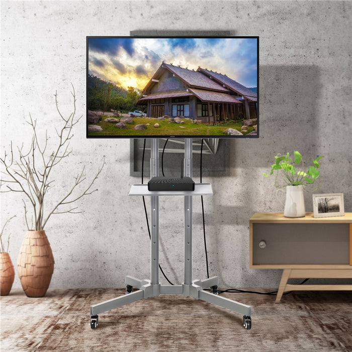 32”-65” Mobile TV Stand For LCD LED Flat Screen