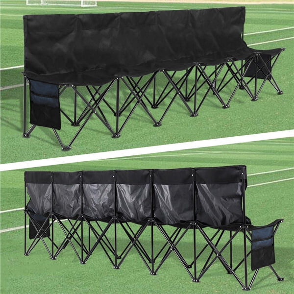 6 person sports bench