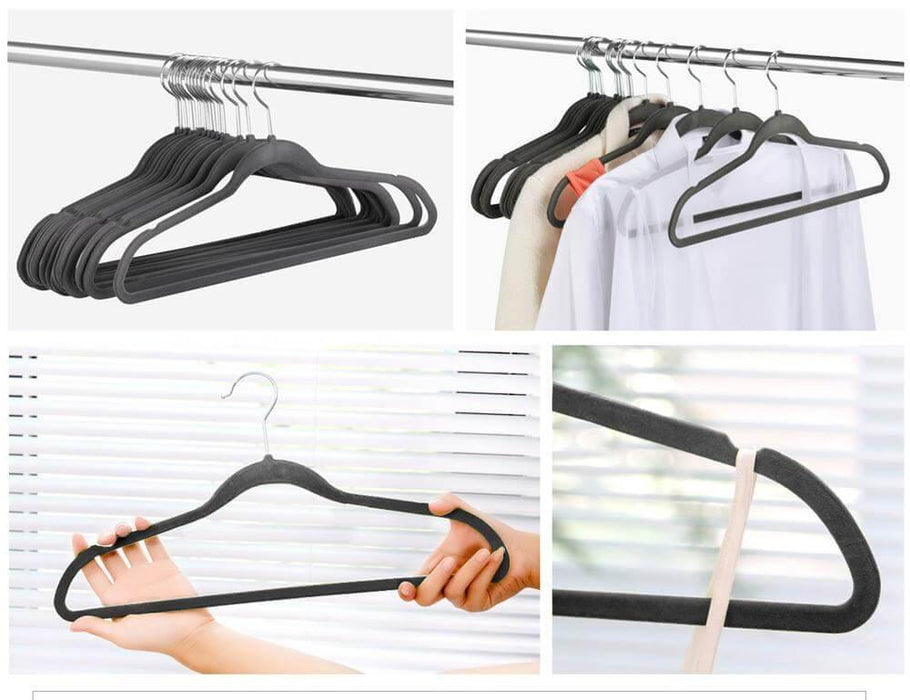 Yaheetech Non Slip Velvet Hangers - 100 Pack Clothes Hanger