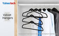 100Pcs Cascading Velvet Hangers