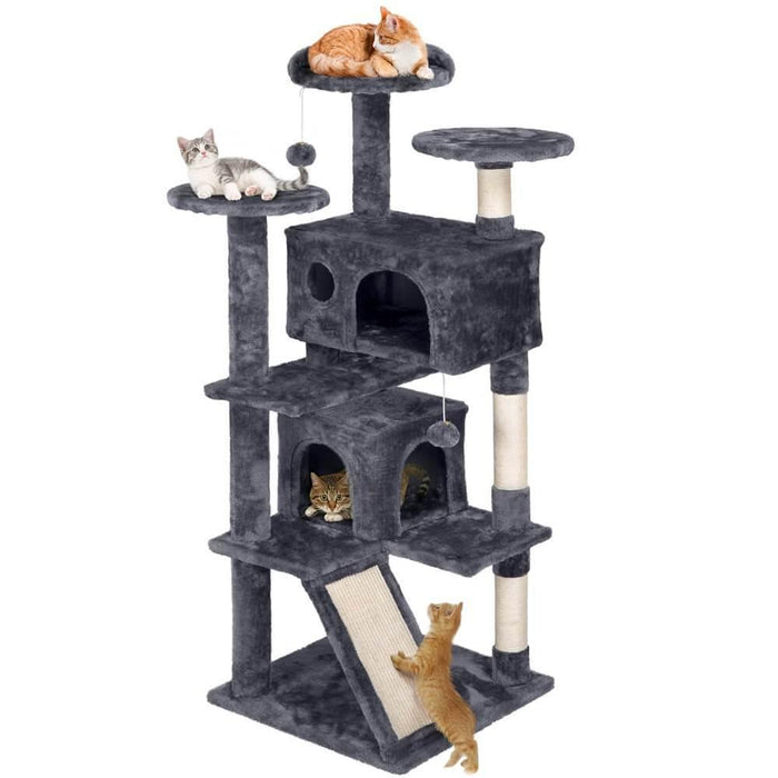 yaheetech cat tree cat tower 63 inches