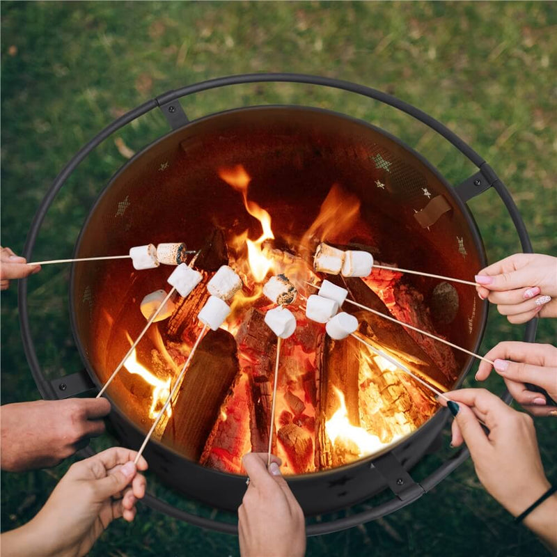 Yaheetech Iron Fire Pit Set 30inch