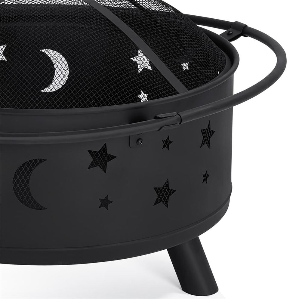 Yaheetech Iron Fire Pit Set 30inch —