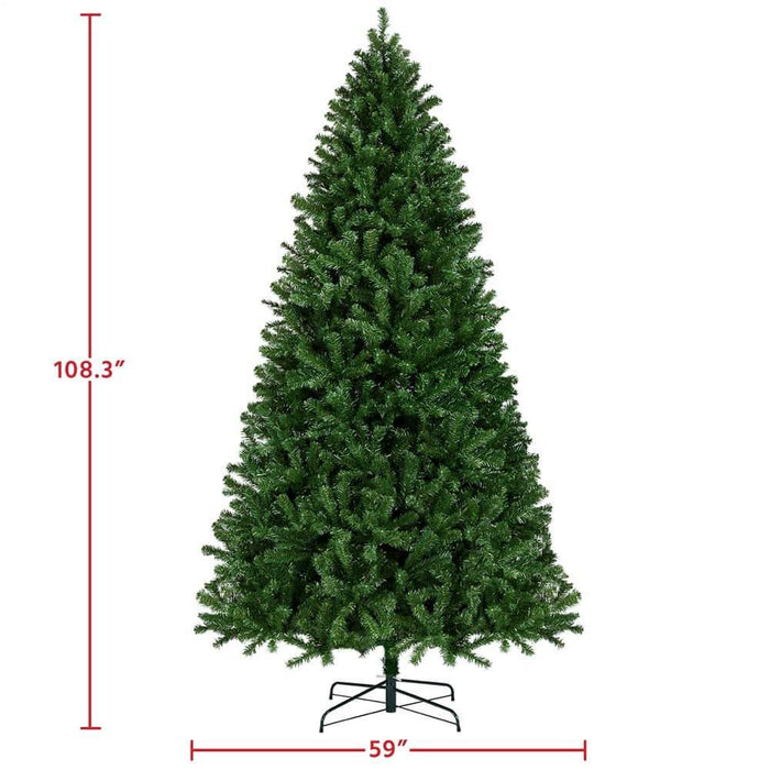Yaheetech Pre-Lit Artificial Christmas Tree 9ft
