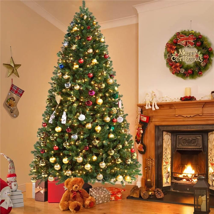 Yaheetech Pre-Lit Artificial Christmas Tree 9ft