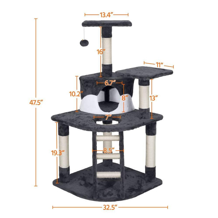 Yaheetech Cat Tree 47.5 Inch