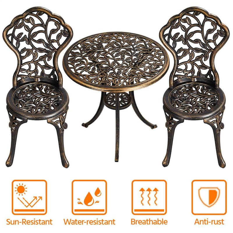 Yaheetech 3-Piece Outdoor Bistro Set