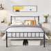 platform steel bed frame