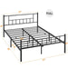 Queen Bed Frame Black