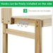Outdoor Wooden Potting Bench Table