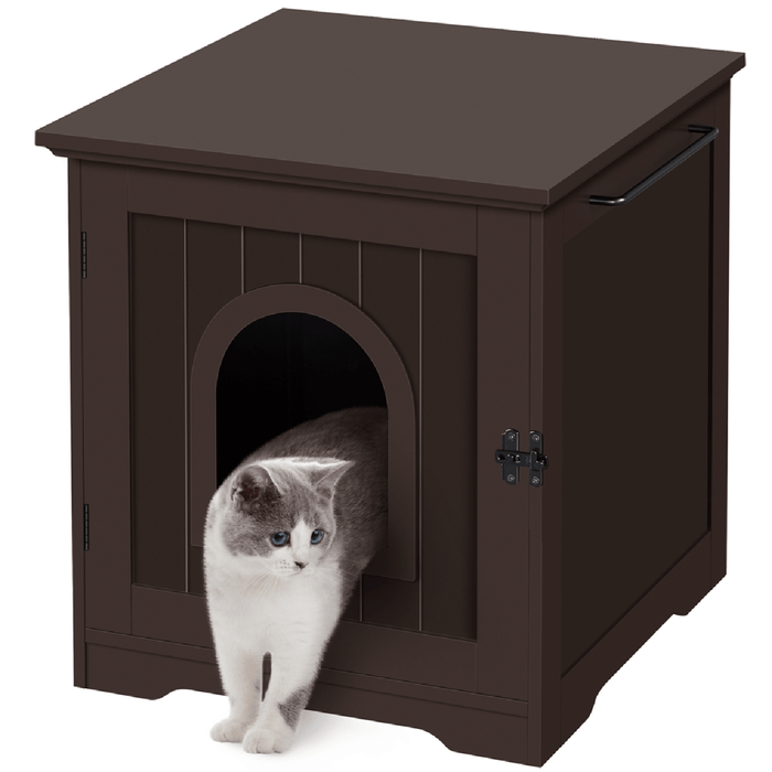 Yaheetech Enclosed Litter Box