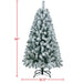 Christmas TreeYaheetech  5ft/6ft/7.5ft/9ft Frosted Artificial Christmas Tree