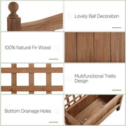 Planter Box with Trellis